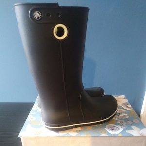 Croc Black Rainboots